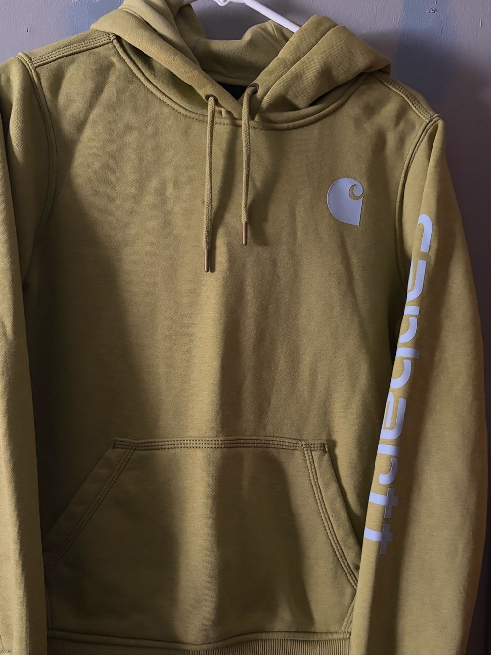 Carhartt Men’s Olive-Style Green Pullover Hoodie